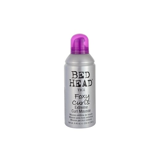 TIGI Bed Head Foxy Curls pianka do włosów utrwalająca do włosów kręconych (Curls Mousse) 250 ml + do każdego zamówienia upominek. iperfumy-pl szary 