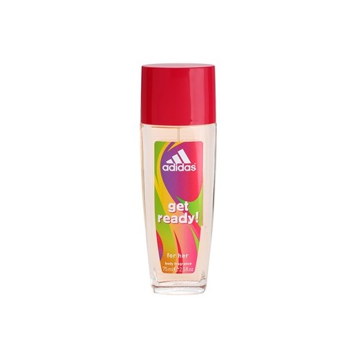 Adidas Get Ready! dezodorant z atomizerem dla kobiet 75 ml  + do każdego zamówienia upominek. iperfumy-pl czerwony damskie