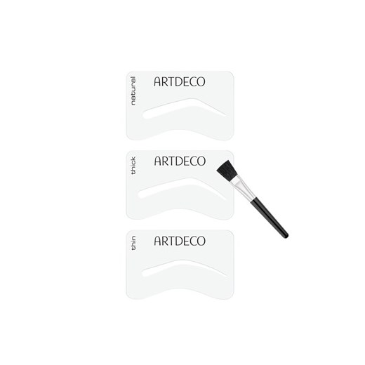Artdeco Eye Brow Stencil pędzelek do brwi z szablonami + do każdego zamówienia upominek. iperfumy-pl bialy 