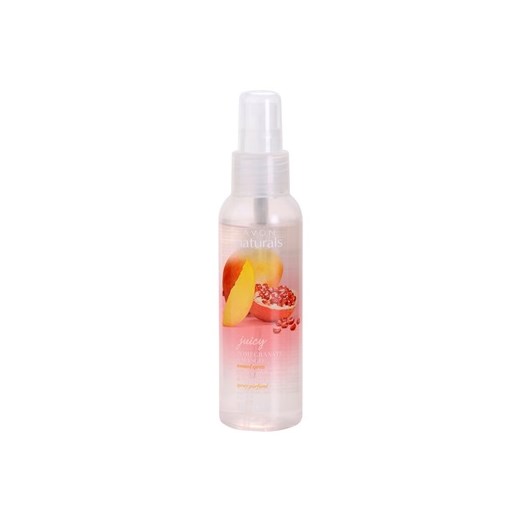 Avon Naturals Fragrance spray do ciała z granatem i mango (Pomegranate and Mango Scented Spritz) 100 ml + do każdego zamówienia upominek. iperfumy-pl bezowy 