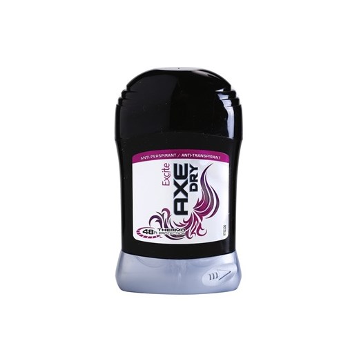 Axe Excite Dry dezodorant w sztyfcie dla mężczyzn 50 ml + do każdego zamówienia upominek. iperfumy-pl czarny męskie