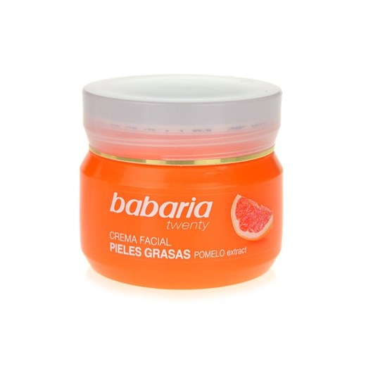 Babaria Twenty krem do twarzy do skóry  tłustej (Face Cream for Oily Skins with Pomelo Extract) 50 ml + do każdego zamówienia upominek. iperfumy-pl pomaranczowy skóra