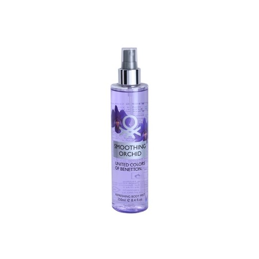 Benetton Smoothing Orchid spray do ciała dla kobiet 250 ml  + do każdego zamówienia upominek. iperfumy-pl fioletowy damskie