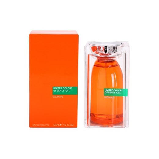 Benetton United Colors of Benetton Woman woda toaletowa dla kobiet 125 ml + do każdego zamówienia upominek. iperfumy-pl pomaranczowy damskie