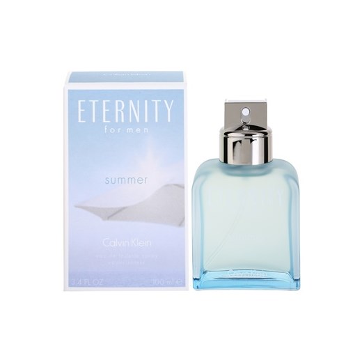 Calvin Klein Eternity for Men Summer (2014) woda toaletowa dla mężczyzn 100 ml + do każdego zamówienia upominek. iperfumy-pl niebieski lato