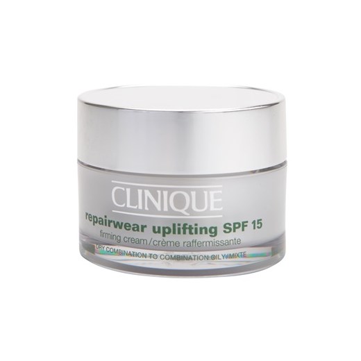 Clinique Repairwear Uplifting przeciwzmarszczkowy krem wzmacniający SPF 15 (Firming Cream) 50 ml + do każdego zamówienia upominek. iperfumy-pl szary przeciwzmarszczkowy