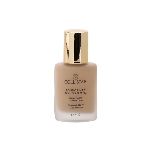 Collistar Fondotinta Perfect Wear Foundation baza pod makeup wodoodporny odcień 1 (SPF 10) 30 ml + do każdego zamówienia upominek. iperfumy-pl rozowy 