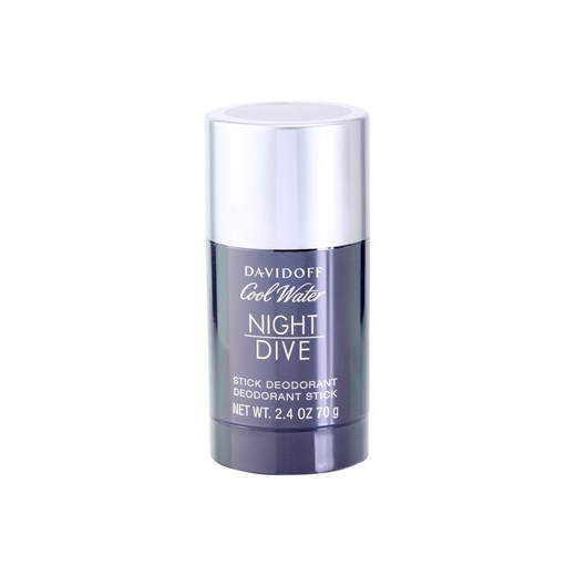 Davidoff Cool Water Night Dive dezodorant w sztyfcie dla mężczyzn 70 g + do każdego zamówienia upominek. iperfumy-pl niebieski męskie
