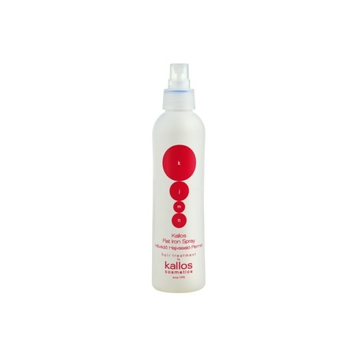 Kallos KJMN spray ochronny do ochrony włosów przed wysoką temperaturą (Flat Iron Spray) 200 ml + do każdego zamówienia upominek. iperfumy-pl szary Koszule non-iron męskie