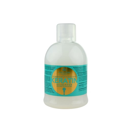 Kallos KJMN szampon z keratyną (Keratin Shampoo) 1000 ml + do każdego zamówienia upominek. iperfumy-pl zielony 