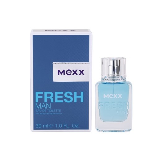 Mexx Fresh Man New Look woda toaletowa dla mężczyzn 30 ml  + do każdego zamówienia upominek. iperfumy-pl niebieski męskie
