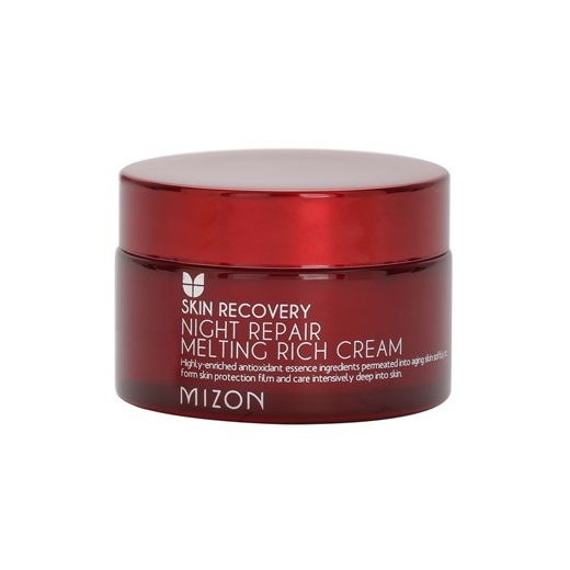 Mizon Skin Recovery odmładzający krem na noc rozjaśniający (Night Repair Melting Rich Cream) 50 ml + do każdego zamówienia upominek. iperfumy-pl czerwony 
