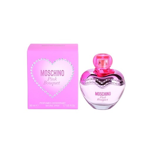 Moschino Pink Bouquet dezodorant z atomizerem dla kobiet 50 ml  + do każdego zamówienia upominek. iperfumy-pl rozowy damskie