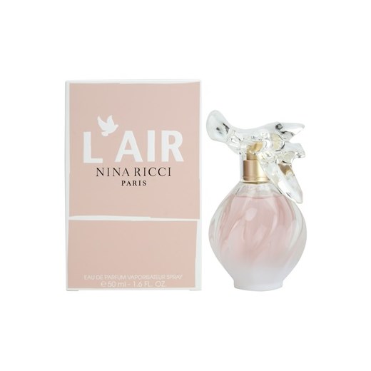 Nina Ricci L'Air woda perfumowana dla kobiet 50 ml  + do każdego zamówienia upominek. iperfumy-pl szary damskie