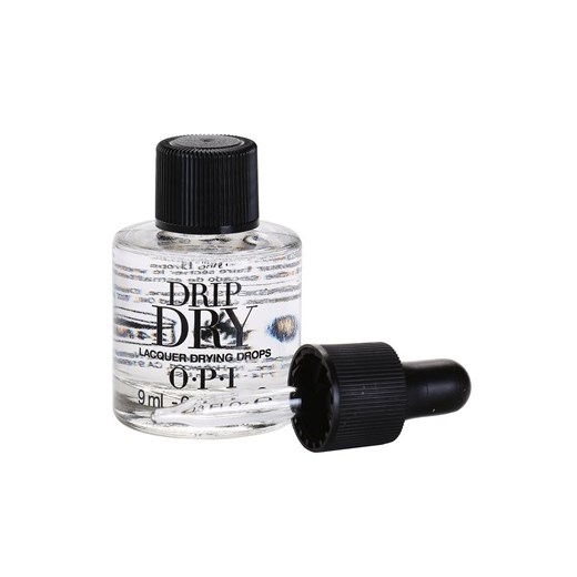 OPI Drip Dry krople przyspieszający schnięcie lakieru do paznokci (Lacguer Drying Drops 60 Sec.) 9 ml + do każdego zamówienia upominek. iperfumy-pl czarny krople
