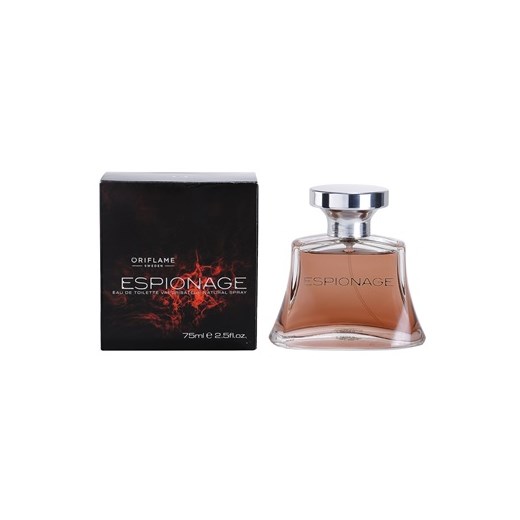 Oriflame Espionage woda toaletowa dla mężczyzn 75 ml + do każdego zamówienia upominek. iperfumy-pl czarny męskie