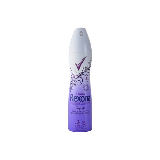 Rexona Women Fragrance Collection antyprespirant w sprayu Happy (Antiperspirant with Violet & Apple) 150 ml + do każdego zamówienia upominek. iperfumy-pl fioletowy