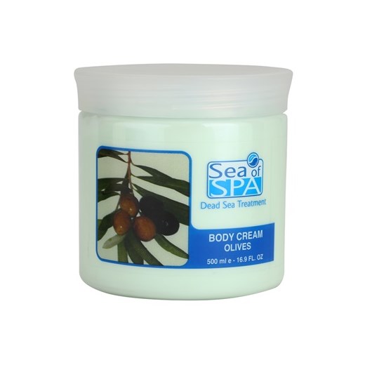 Sea of Spa Dead Sea Treatment krem do ciała z olejem z oliwek (Body Cream Olives) 500 ml + do każdego zamówienia upominek. iperfumy-pl mietowy 