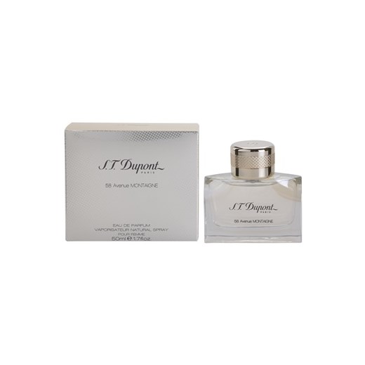S.T. Dupont 58 Avenue Montaigne woda perfumowana dla kobiet 50 ml  + do każdego zamówienia upominek. iperfumy-pl szary damskie