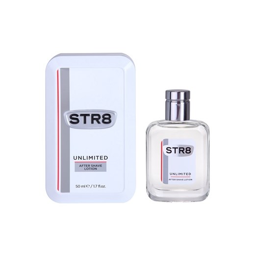 STR8 Unlimited woda po goleniu dla mężczyzn 50 ml  + do każdego zamówienia upominek. iperfumy-pl fioletowy męskie