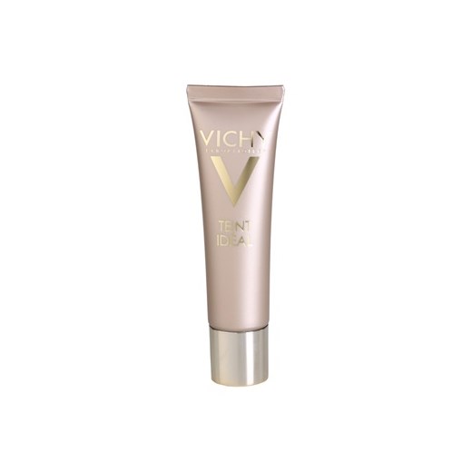 Vichy Teint Idéal rozświetlający, kremowy podkład nadający skórze idealny odcień odcień 55 Bronze SPF 20 (Illuminating Foundation - 14 hr) 30 ml + do każdego zamówienia upominek. iperfumy-pl bezowy skóra