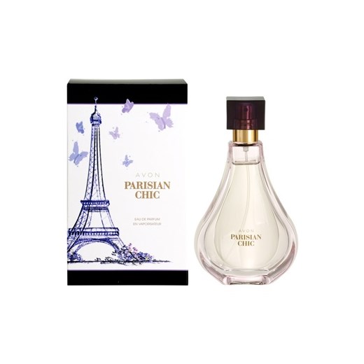 Avon Parisian Chic woda perfumowana dla kobiet 50 ml  + do każdego zamówienia upominek. iperfumy-pl bialy damskie