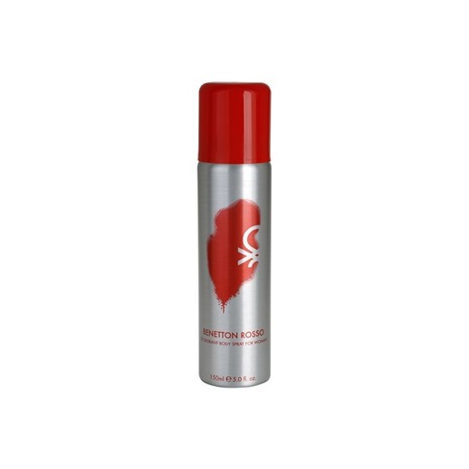 Benetton Rosso dezodorant w sprayu dla kobiet 150 ml  + do każdego zamówienia upominek. iperfumy-pl czerwony damskie