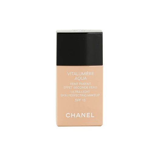 Chanel Vitalumiére Aqua podkład nawilżający odcień 42 Beige Rose (Ultra-Light Skin Perfecting Makeup) SPF 15 30 ml + do każdego zamówienia upominek. iperfumy-pl bezowy krem nawilżający