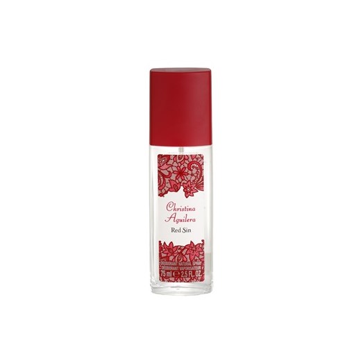 Christina Aguilera Red Sin dezodorant z atomizerem dla kobiet 75 ml  + do każdego zamówienia upominek. iperfumy-pl czerwony damskie