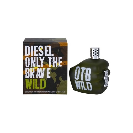 Diesel Only The Brave Wild woda toaletowa dla mężczyzn 125 ml  + do każdego zamówienia upominek. iperfumy-pl zielony męskie
