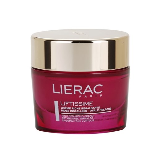 Lierac Liftissime odżywczy krem modelujący do skóry suchej i bardzo suchej (Rich Resharping Cream) 50 ml + do każdego zamówienia upominek. iperfumy-pl czerwony skóra