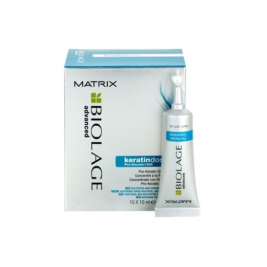 Matrix Biolage Advanced Keratindose kuracja pro-keratynowa do włosów zniszczonych (Pro-Keratin Concentrate) 10x10 ml + do każdego zamówienia upominek. iperfumy-pl szary 