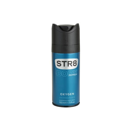 STR8 Oxygene dezodorant w sprayu dla mężczyzn 150 ml  + do każdego zamówienia upominek. iperfumy-pl niebieski męskie
