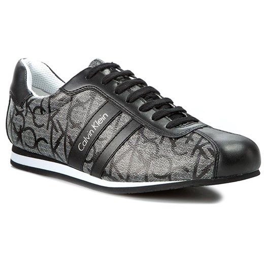 Sneakersy CALVIN KLEIN PLATINUM - Gayla Iconogrem/Smooth N12017 Granite/Bl eobuwie-pl  jesień