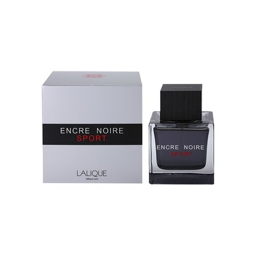 Lalique Encre Noire Sport woda toaletowa dla mężczyzn 50 ml  + do każdego zamówienia upominek. iperfumy-pl czarny męskie