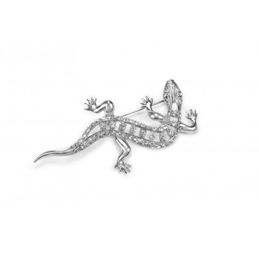 Broszka salamandra kiara-sztuczna-bizuteria-jablonex szary 
