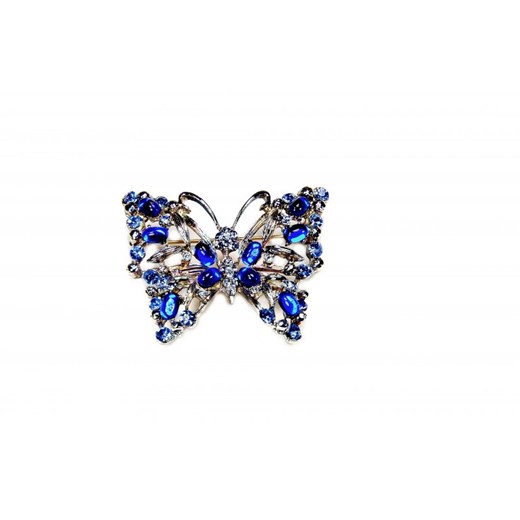 Broszka motyl kiara-sztuczna-bizuteria-jablonex granatowy motyle
