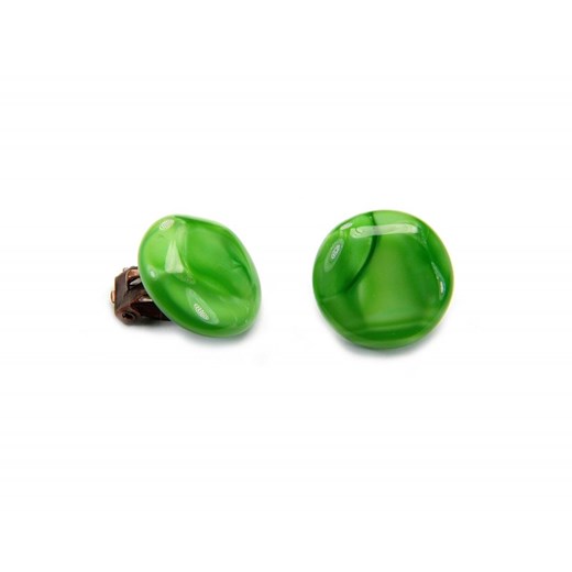 Klipsy zielone kiara-sztuczna-bizuteria-jablonex zielony 