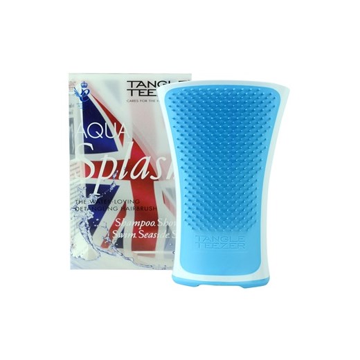 Tangle Teezer Aqua Splash szczotka do włosów (Blue The Water-Loving Detangling Hairbrush) + do każdego zamówienia upominek. iperfumy-pl niebieski 