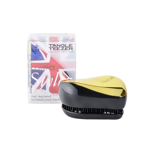 Tangle Teezer Compact Styler szczotka do włosów (Gold Sizzle Instant Detangling Hairbrush) + do każdego zamówienia upominek. iperfumy-pl zolty 