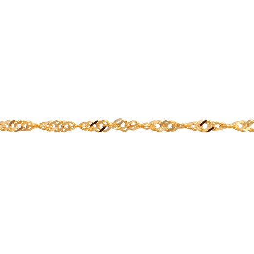 Złoty łańcuszek 585 Singapur 42 cm viadem  złota