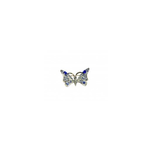 Broszka motyl kiara-sztuczna-bizuteria-jablonex szary metal