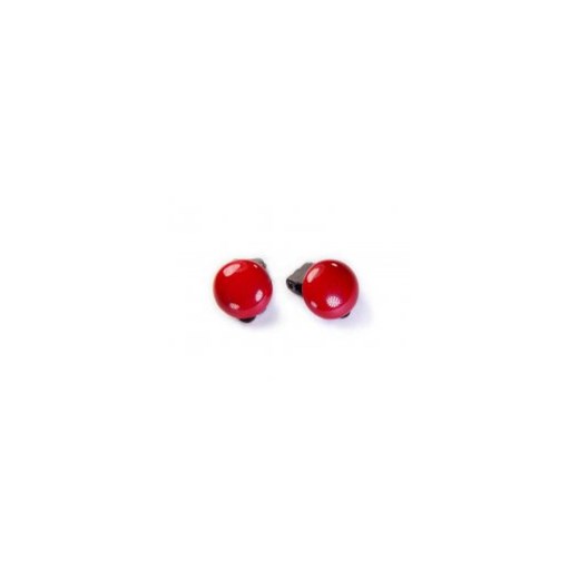 Klipsy czerwone, małe kiara-sztuczna-bizuteria-jablonex czerwony mały