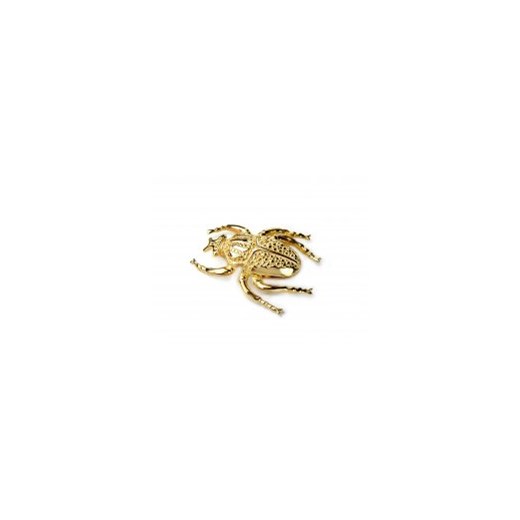 Broszka skarabeusz kiara-sztuczna-bizuteria-jablonex szary złota