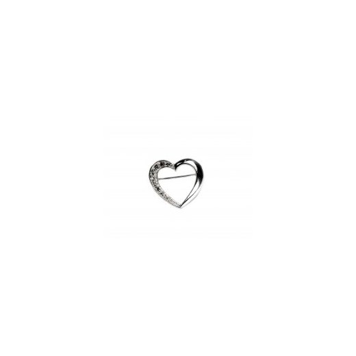 Broszka serce kiara-sztuczna-bizuteria-jablonex bialy serca