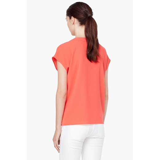 Bluzki i koszule - Mango - Top Shark answear-com pomaranczowy krótki rękaw