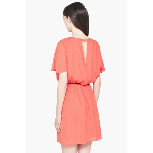 Sukienka - Mango - Sukienka Tuba answear-com rozowy rękawy