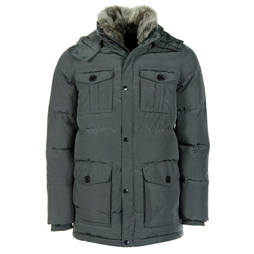 KURTKA TOMMY HILFIGER DOUG PARKA DARK riccardo szary futra