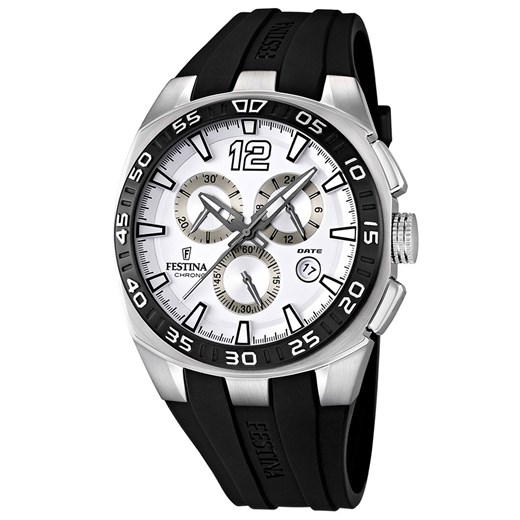 Zegarek Męski FESTINA F16668/1 Sport Chrono - 16668/1 otozegarki czarny Zegarki męskie