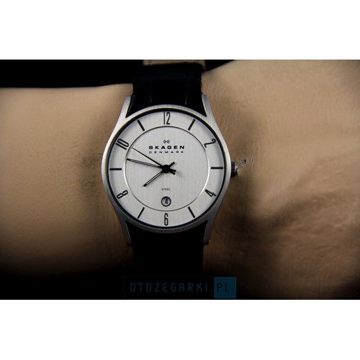 SKAGEN 474XLSLC Zegarek z Dożywotnią Gwarancją otozegarki szary kryształki Swarovski